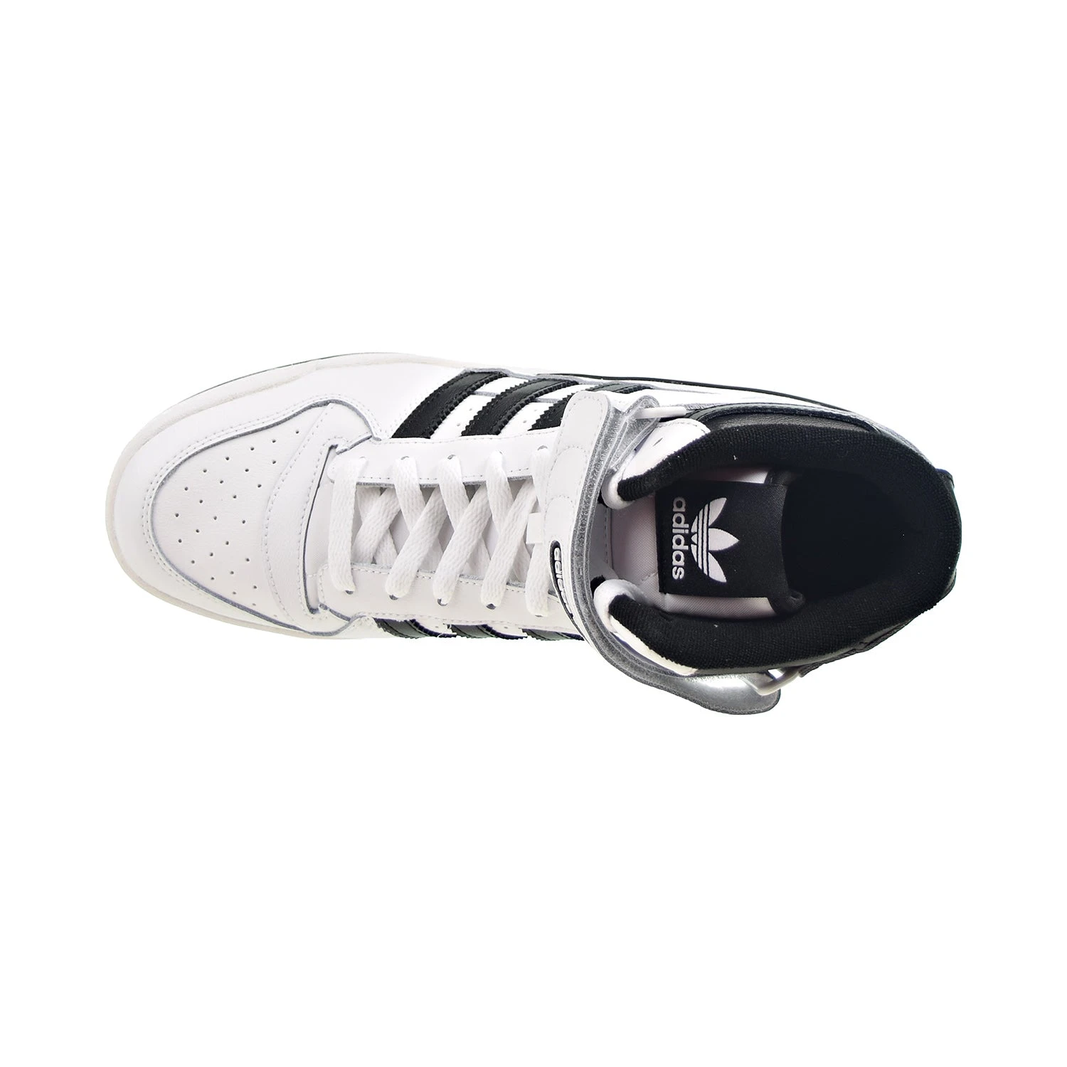 Adidas Originals Forum Mid Men's Shoes Cloud White-Core Black-Cloud White 5 Adidas Originals Forum Mid Men's Shoes Cloud White-Core Black-Cloud White - Image 5