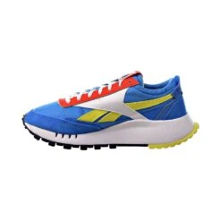 Reebok Classic Leather Legacy Big Kids' Shoes Blue-Blue-Red -RBD OUTLET fy9114 4
