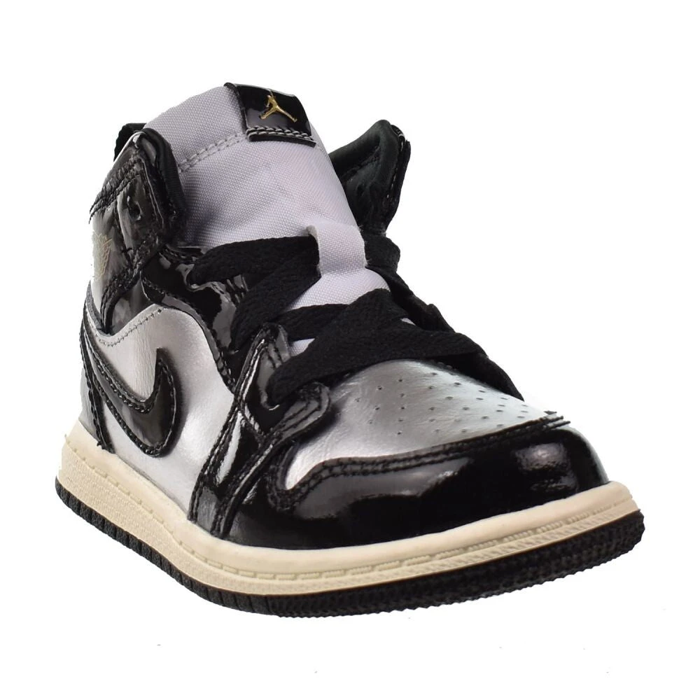 Jordan 1 Mid SE (TD) Toddlers' Shoes Black/Metallic Gold Fz3939-001 2 Jordan 1 Mid SE (TD) Toddlers' Shoes Black/Metallic Gold Fz3939-001 - Image 2