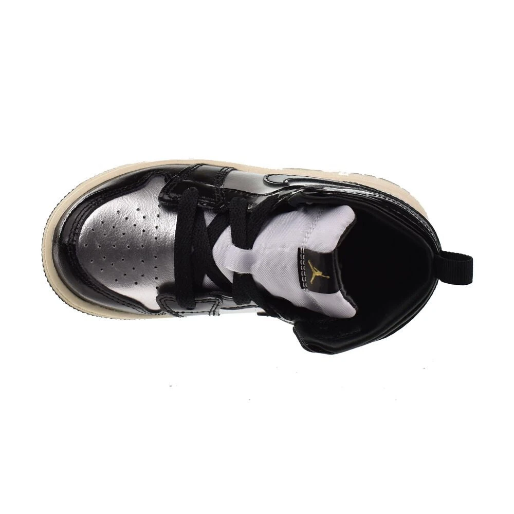 Jordan 1 Mid SE (TD) Toddlers' Shoes Black/Metallic Gold Fz3939-001 5 Jordan 1 Mid SE (TD) Toddlers' Shoes Black/Metallic Gold Fz3939-001 - Image 5