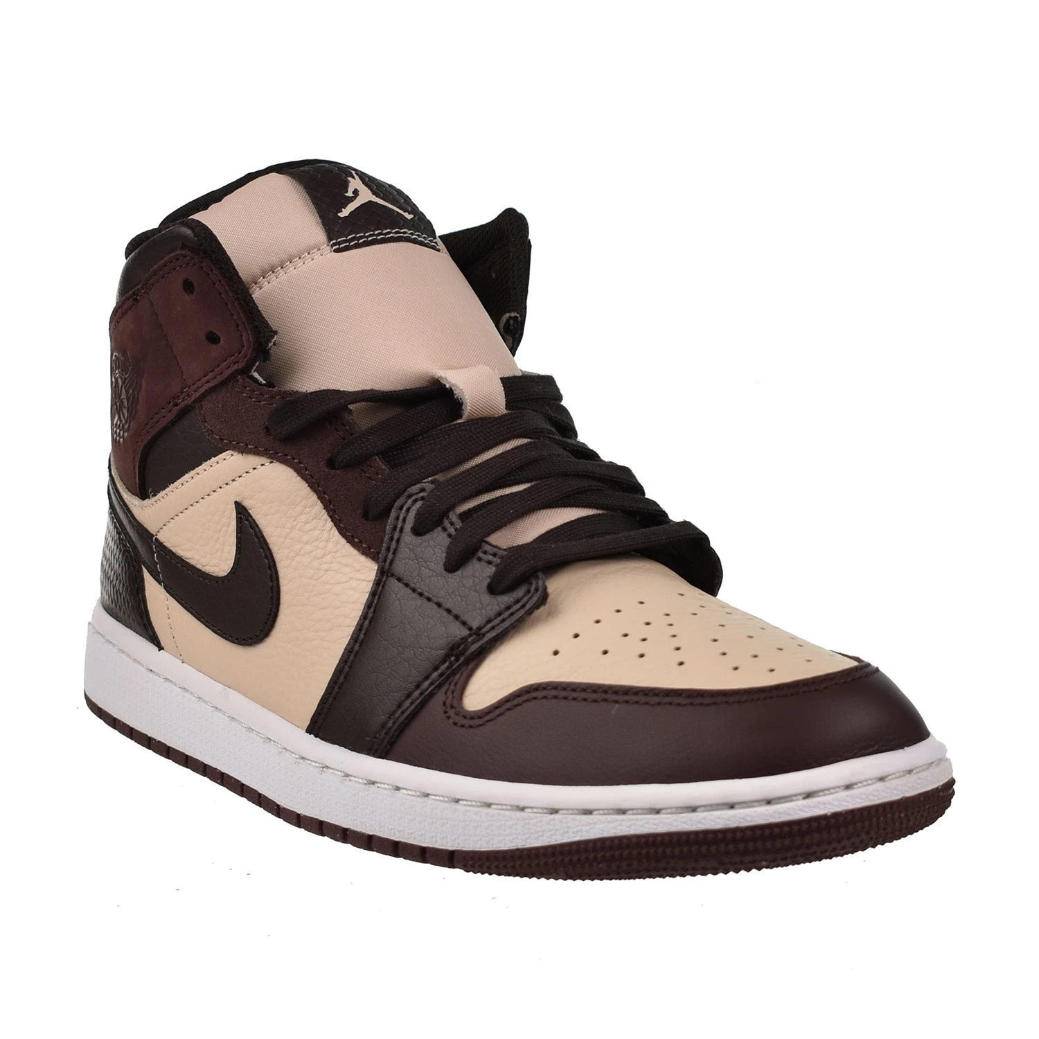 Air Jordan 1 Mid SE "Paris YMCA" Men's Shoes Velvet Brown-Sanddrift 2 Air Jordan 1 Mid SE "Paris YMCA" Men's Shoes Velvet Brown-Sanddrift - Image 2