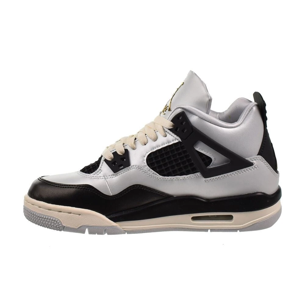 Jordan 4 Retro (GS) "Platinum Gold" Big Kids' Shoes Pure Platinum/Metallic Gold Fz8585-070 4 Jordan 4 Retro (GS) "Platinum Gold" Big Kids' Shoes Pure Platinum/Metallic Gold Fz8585-070 - Image 4