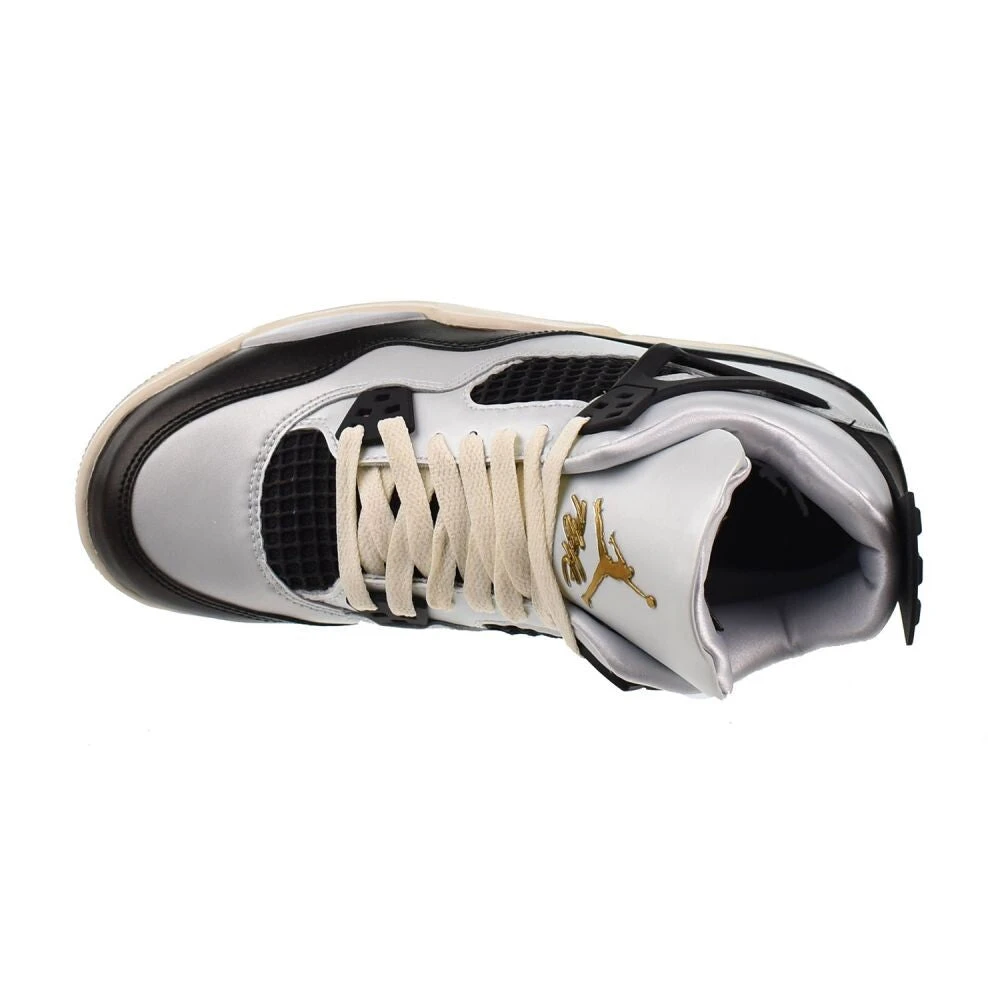 Jordan 4 Retro (GS) "Platinum Gold" Big Kids' Shoes Pure Platinum/Metallic Gold Fz8585-070 5 Jordan 4 Retro (GS) "Platinum Gold" Big Kids' Shoes Pure Platinum/Metallic Gold Fz8585-070 - Image 5