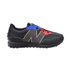 ADIDAS New Balance 327 Big Kids' Shoes Black-Blue-Red