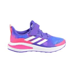 Adidas FortaRun EL K Little Kid's Shoes Purple Rush/Cloud White/Acid Red