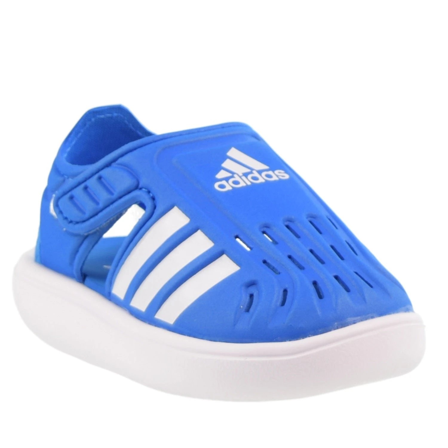 Adidas Closed-Toe Summer Water Toddler Sandals Blue-White 2 Adidas Closed-Toe Summer Water Toddler Sandals Blue-White - Image 2