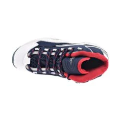 Reebok Question Mid Big Kids' Shoes White/Red/Navy -RBD OUTLET gw8028 6