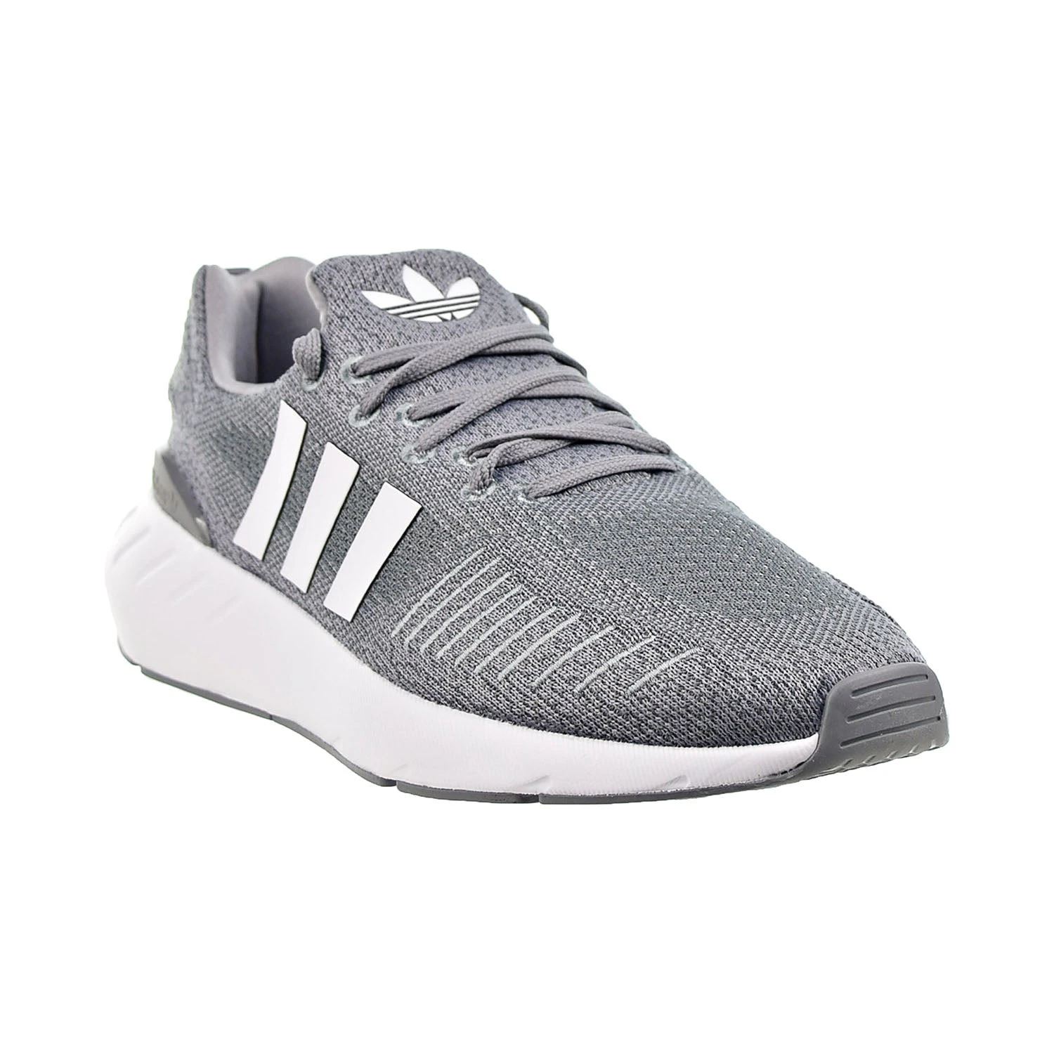 Adidas Swift Run 22 Men's Shoes Grey Three-Cloud White-Grey Four 2 Adidas Swift Run 22 Men's Shoes Grey Three-Cloud White-Grey Four - Image 2