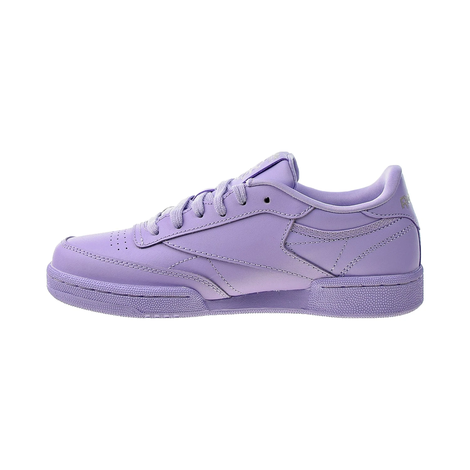 Reebok Cardi B Coated Club C Big Kids' Shoes Crisp Purple-Quartz Met 4 Reebok Cardi B Coated Club C Big Kids' Shoes Crisp Purple-Quartz Met - Image 4