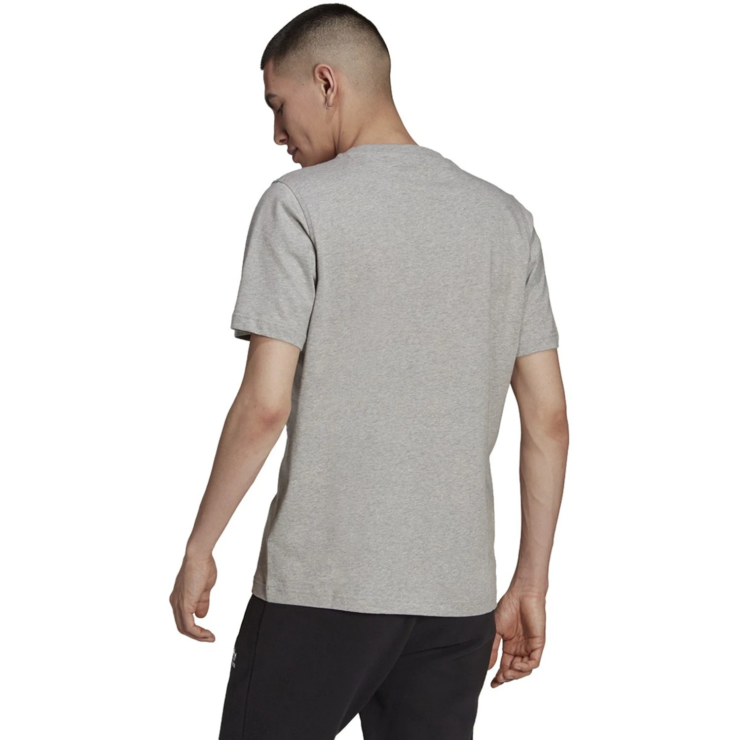 Adidas Adicolor Classics Men's Trefoil Tee Grey 2 Adidas Adicolor Classics Men's Trefoil Tee Grey - Image 2
