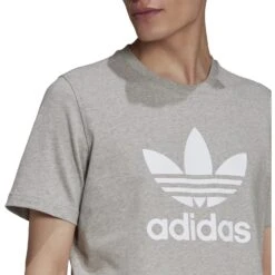 Adidas Adicolor Classics Men's Trefoil Tee Grey 6 Adidas Adicolor Classics Men's Trefoil Tee Grey -RBD OUTLET h06643 3