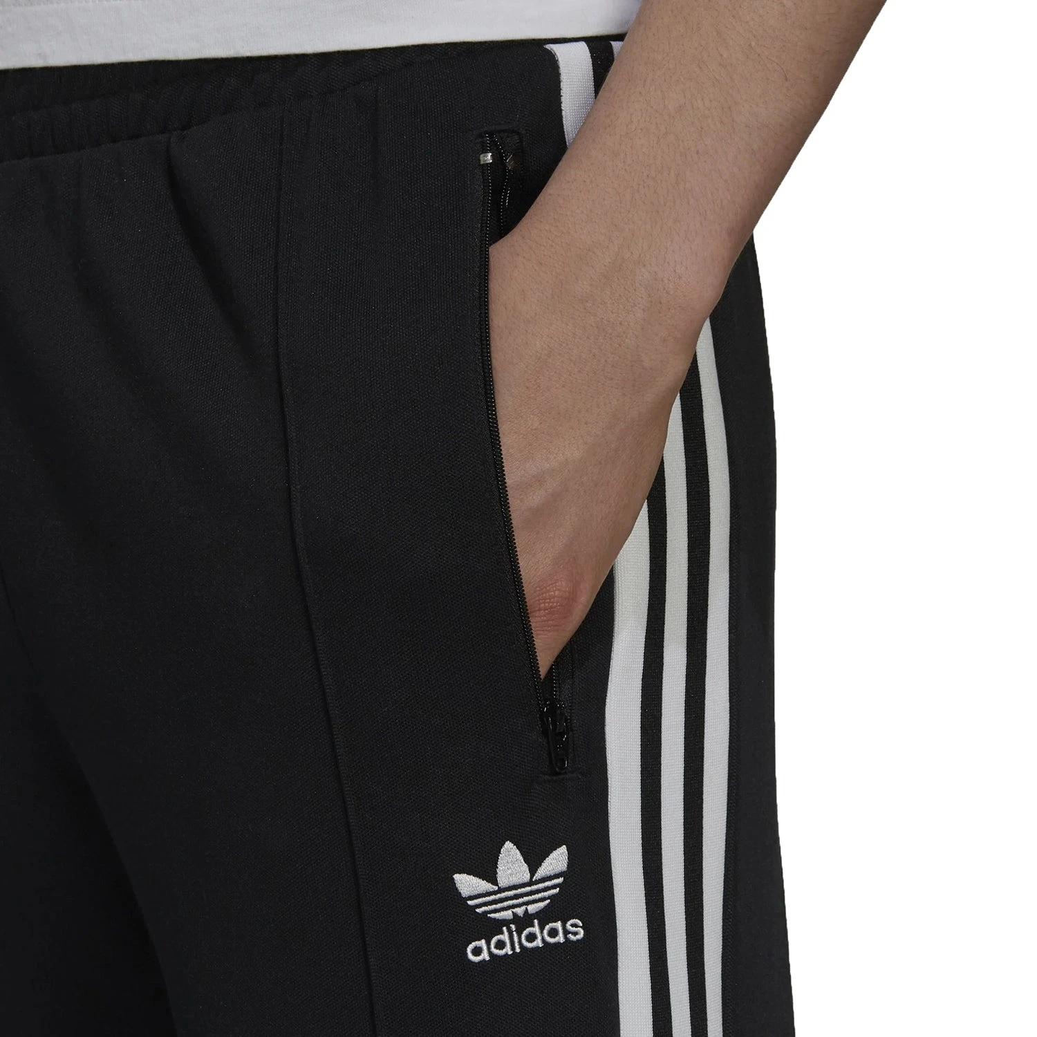 Adidas Adicolor Classics Beckenbauer Primeblue Men's Track Pants Black 2 Adidas Adicolor Classics Beckenbauer Primeblue Men's Track Pants Black - Image 2
