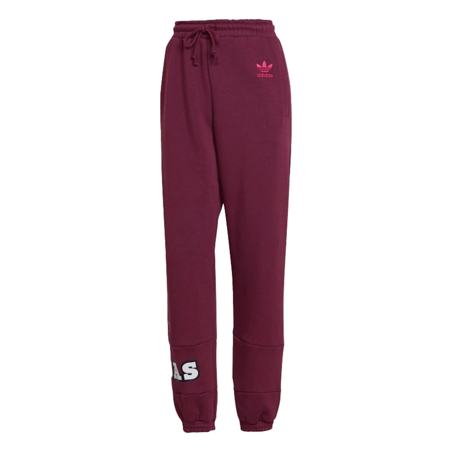 Adidas Logo Play Cuff Women's Pants Victory Crimson 5 Adidas Logo Play Cuff Women's Pants Victory Crimson - Image 5