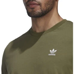 Adidas Adicolor Essentials Trefoil Men's Tee Focus Olive -RBD OUTLET h65673 3