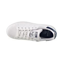 Adidas Stan Smith J Big Kids' Shoes Cloud White-Cloud White-Dark Blue 10 Adidas Stan Smith J Big Kids' Shoes Cloud White-Cloud White-Dark Blue -RBD OUTLET h68621 5