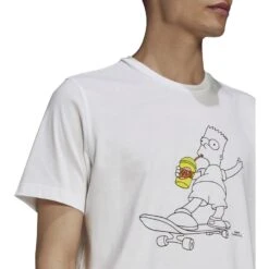 Adidas Simpsons Squishee Men's Tee White -RBD OUTLET ha5811 3