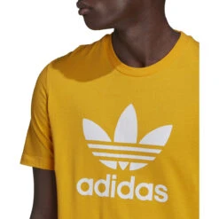 Adidas Adicolor Classics Trefoil Men's Tee Gold-Collegiate Gold 6 Adidas Adicolor Classics Trefoil Men's Tee Gold-Collegiate Gold -RBD OUTLET hk5229 3