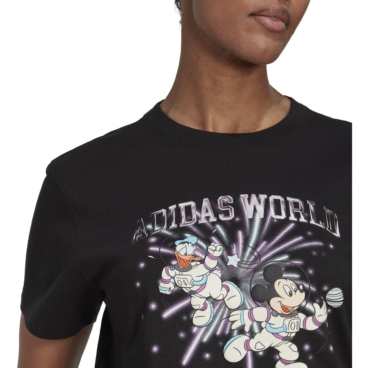 Adidas Disney Graphic Women's Tee Black 3 Adidas Disney Graphic Women's Tee Black - Image 3