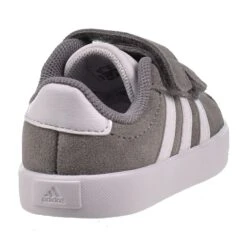Adidas VL Court 3.0 I Toddler Shoes Grey Three-Cloud White -RBD OUTLET id9159 3