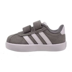 Adidas VL Court 3.0 I Toddler Shoes Grey Three-Cloud White -RBD OUTLET id9159 4