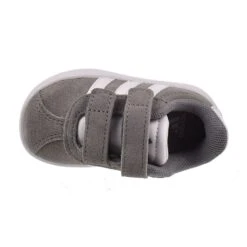 Adidas VL Court 3.0 I Toddler Shoes Grey Three-Cloud White -RBD OUTLET id9159 5