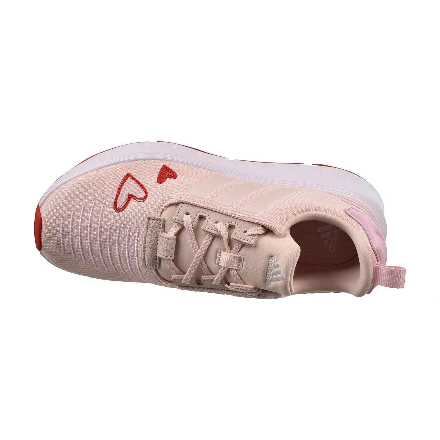 Adidas Swift Run 23 Hearts J Big Kids' Shoes Pink-Red 5 Adidas Swift Run 23 Hearts J Big Kids' Shoes Pink-Red - Image 5