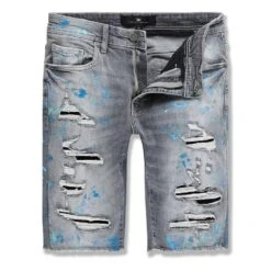 Jordan Craig Big Men's Shorts Blue Wave