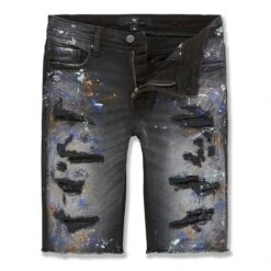 Jordan Craig Big Men's Shorts Dark Raven