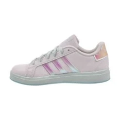 Adidas Grand Court 2.0 K Big Kids' Shoes Ftwr White/Flash Aqua Jr6097 -RBD OUTLET jr60974