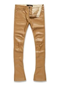 Jordan Craig PU Stacked Carpenter Men's Pants Mocha