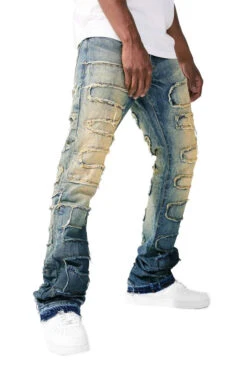 Jordan Craig Martin Stacked Python Men's Jean Pants Vintage -RBD OUTLET jtf1130 vintage 3