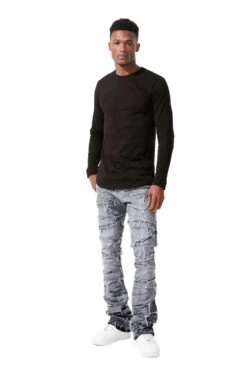 Jordan Craig Martin Stacked Men's Pants Arctic Grey -RBD OUTLET jtf1150 ag 3
