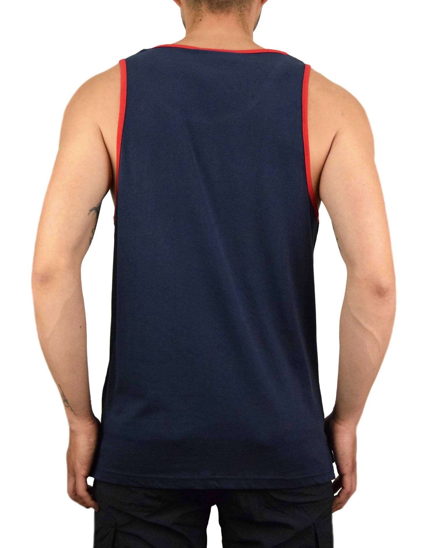 Fila Quillan Graphic Men's Tanktop Peacoat-White 3 Fila Quillan Graphic Men's Tanktop Peacoat-White - Image 3