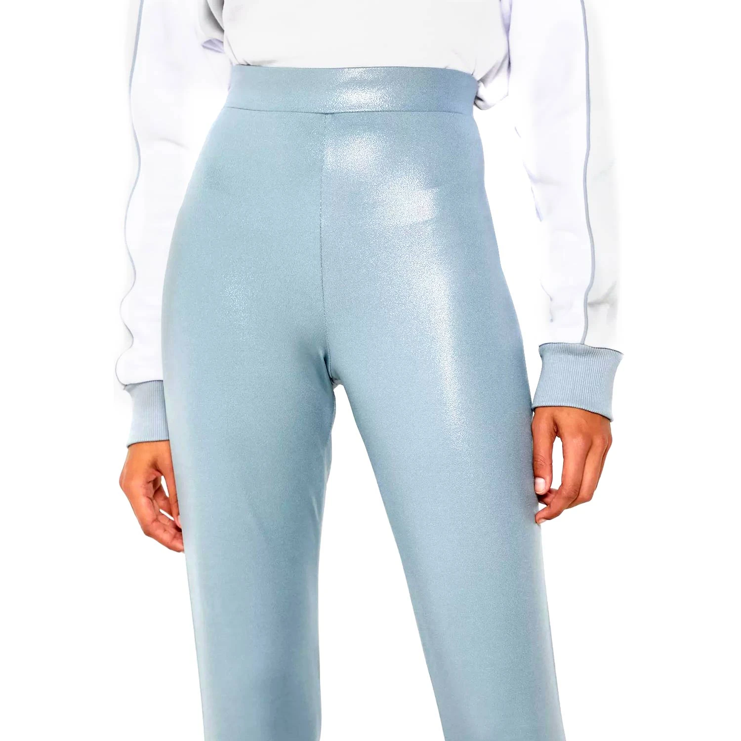 Fila Skyler High Waist Women's Leggings Lead-White 2 Fila Skyler High Waist Women's Leggings Lead-White - Image 2