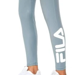 Fila Skyler High Waist Women's Leggings Lead-White 12 Fila Skyler High Waist Women's Leggings Lead-White -RBD OUTLET lw015976 119 3