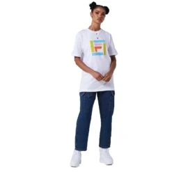 Fila Monique Grass Logo Women's T-Shirt White 11 Fila Monique Grass Logo Women's T-Shirt White -RBD OUTLET lw016152 100 3