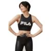 Fila Teagan Women's Crop Tank Black-White