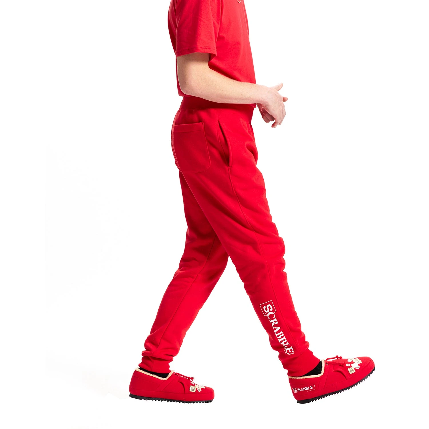 Champion Scrabble Reverse Weave Men's Jogger Pants Scarlet 3 Champion Scrabble Reverse Weave Men's Jogger Pants Scarlet - Image 3