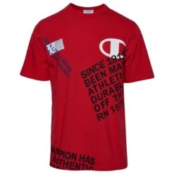 Champion Men's Heritage Graphic Tee Team Red