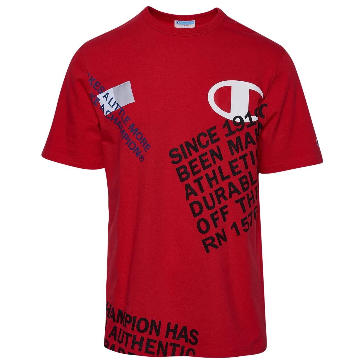 Champion Men's Heritage Graphic Tee Team Red 1 Champion Men's Heritage Graphic Tee Team Red