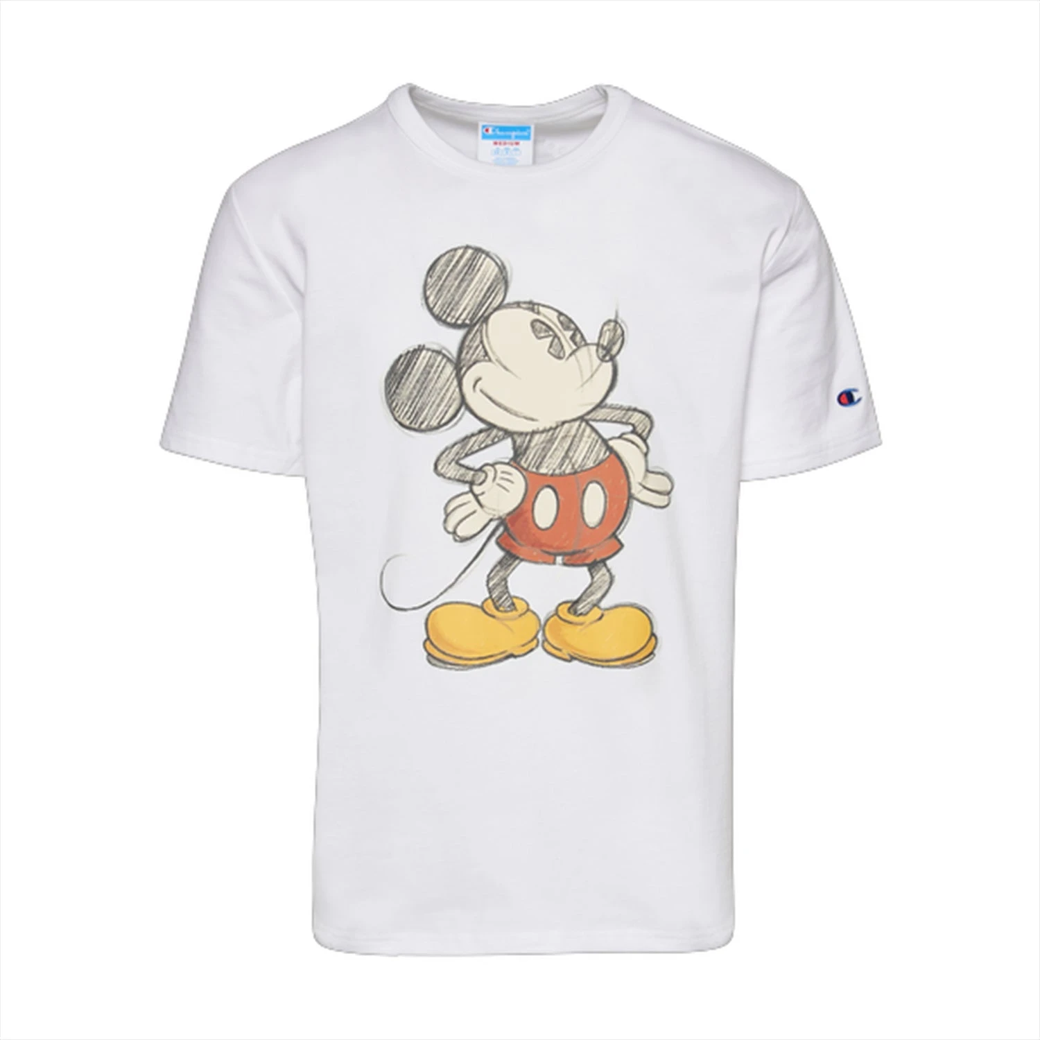 Champion Disney's Mickey & Friends Heritage, Posing Mickey Men's Tee White 3 Champion Disney's Mickey & Friends Heritage, Posing Mickey Men's Tee White - Image 3