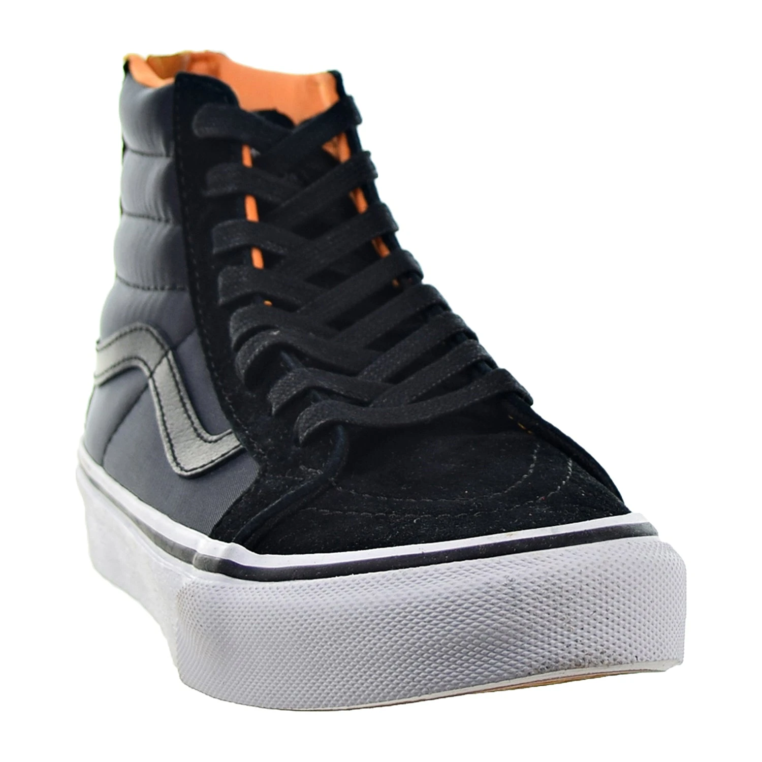 Vans Sk8-Hi Slim Zip Boom Boom Men's Shoes Black-True White 2 Vans Sk8-Hi Slim Zip Boom Boom Men's Shoes Black-True White - Image 2