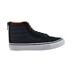 Vans Sk8-Hi Slim Zip Boom Boom Men's Shoes Black-True White
