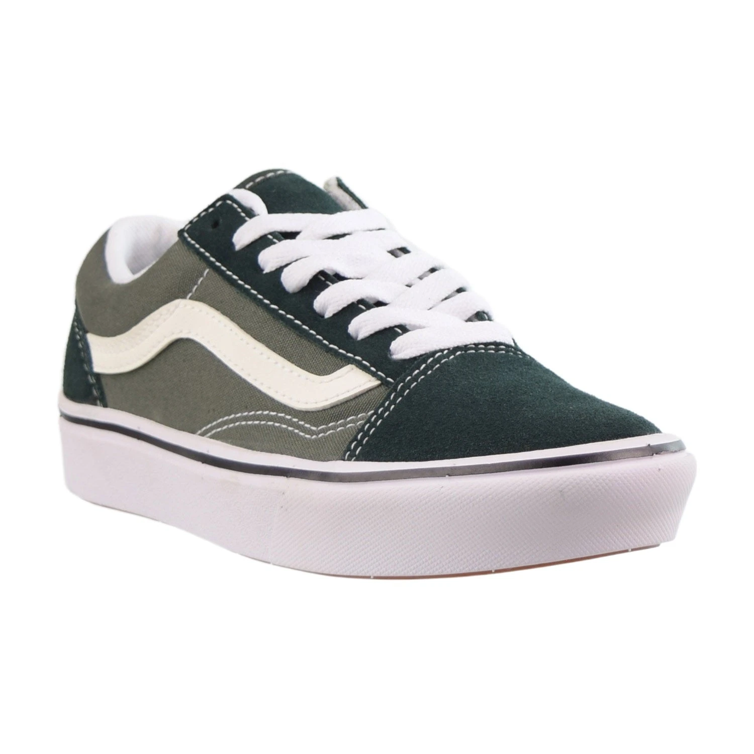 Vans ComfyCush Old Skool Men's Shoes Thyme-Scarab 2 Vans ComfyCush Old Skool Men's Shoes Thyme-Scarab - Image 2