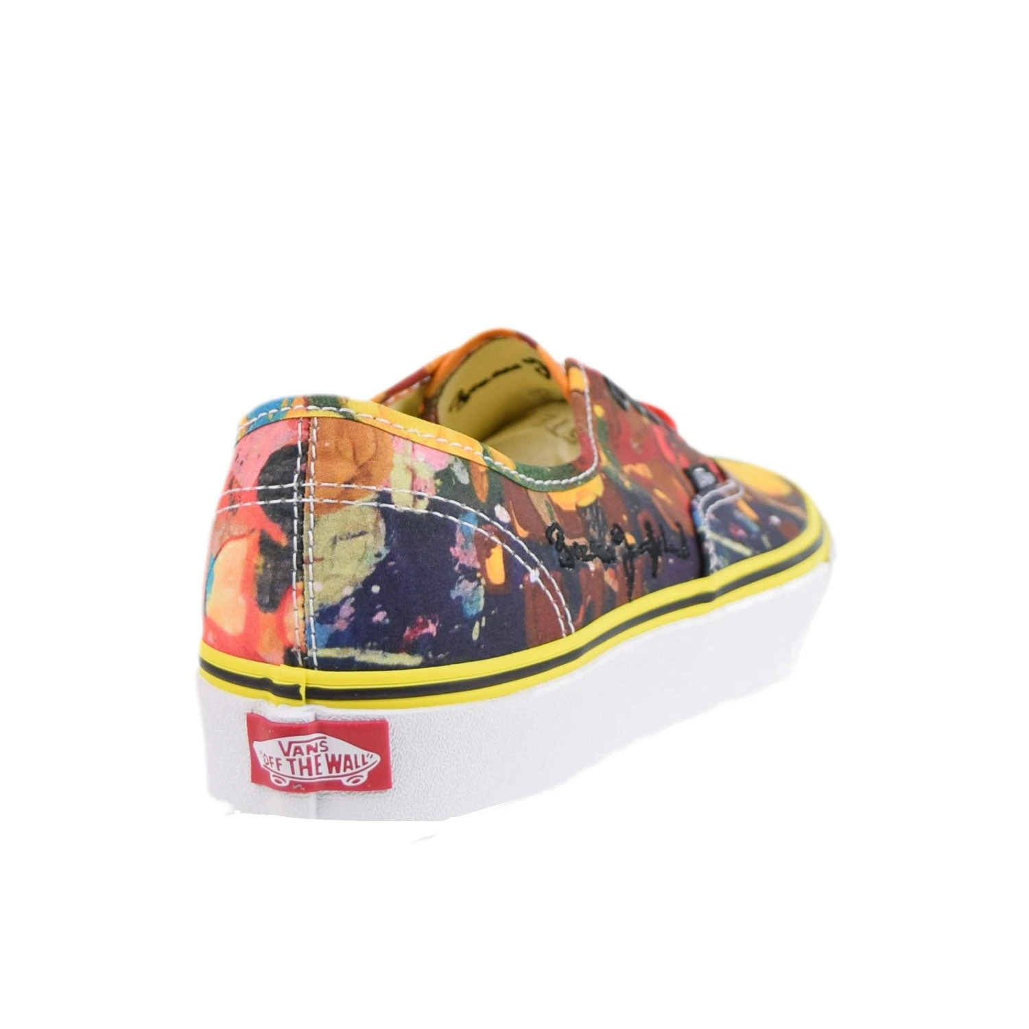 Vans X Moca Brenna Youngblood Authentic Men's Shoes Green-Red-White 3 Vans X Moca Brenna Youngblood Authentic Men's Shoes Green-Red-White - Image 3