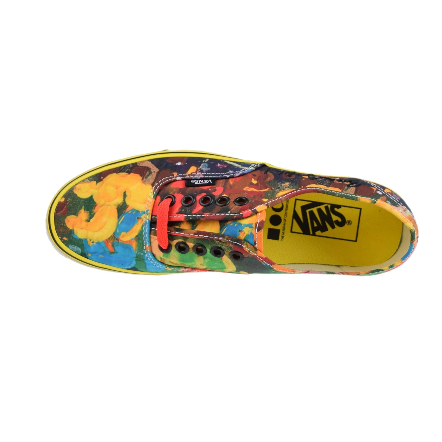 Vans X Moca Brenna Youngblood Authentic Men's Shoes Green-Red-White 5 Vans X Moca Brenna Youngblood Authentic Men's Shoes Green-Red-White - Image 5